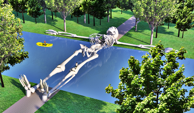 TBG skeleton bridge